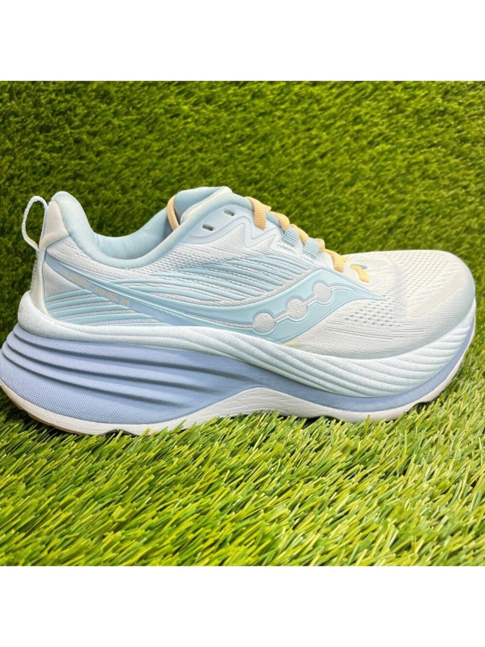 Saucony Hurricane 24 Women Size 8.5 Blue Athletic Running Walking Shoes Sneakers